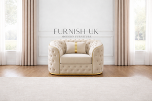 Prestige Gold Trim Chesterfield (1 Seater )