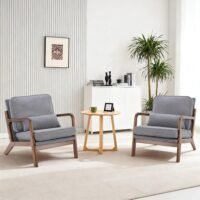Mid Century Modern Chair Set of 2